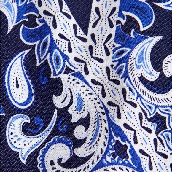 New With Tags Laura Plus Size 16 Rayon Blend Paisley Print Capris - Picture 6 of 14